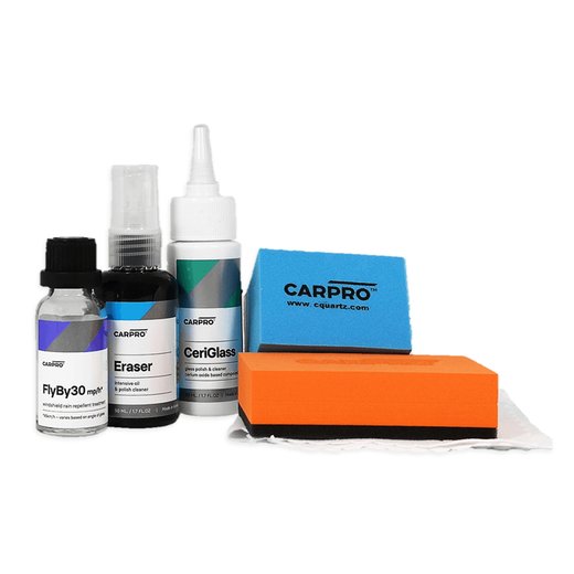 CarPro FlyBy30 Glasversiegelung Glass Protection 20 ml Kit Pack
