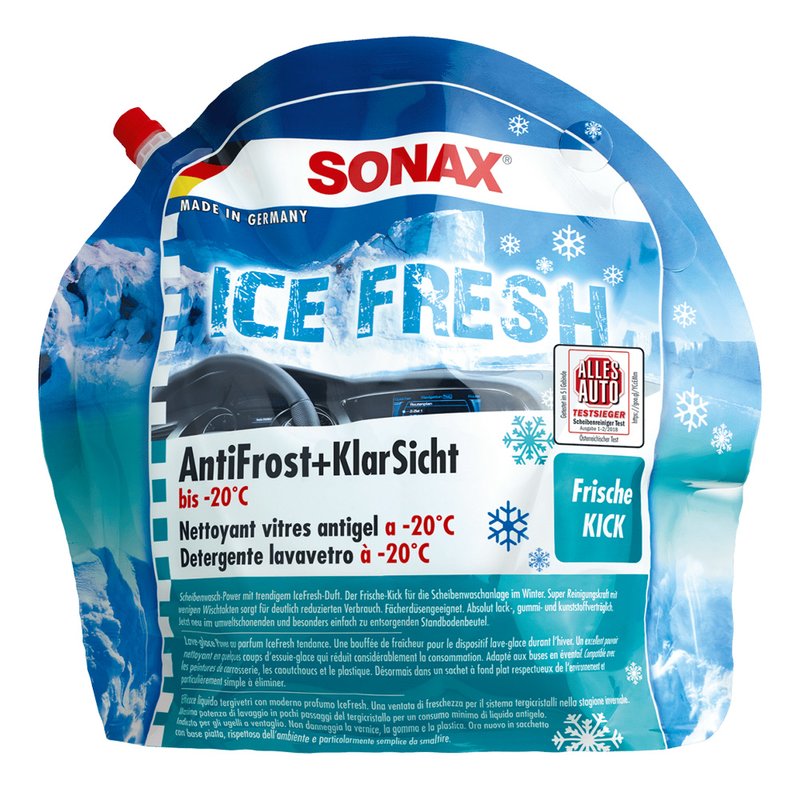 SONAX Winter Set: 3L + 5L AntiFrost + KlarSicht inkl. Eiskratzer - Je,  27,99 €